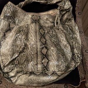 Snake skin bag